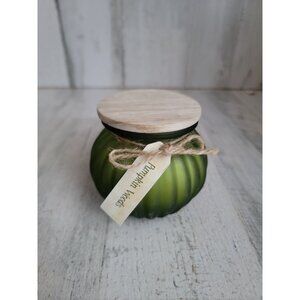 Pier 1 Imports pumpkin‎ woods green candle home decor